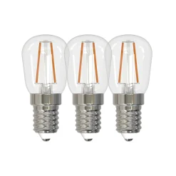 3pk LED ozon E14 klar 1.5W 100lm 2700K dimbar