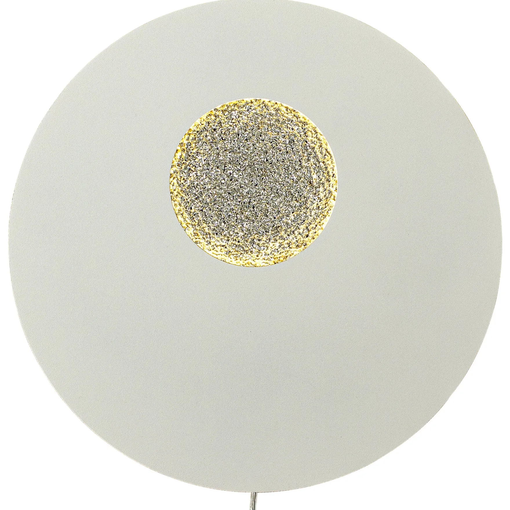 Planet LED vegglampe hvit/sølv 3-step dim