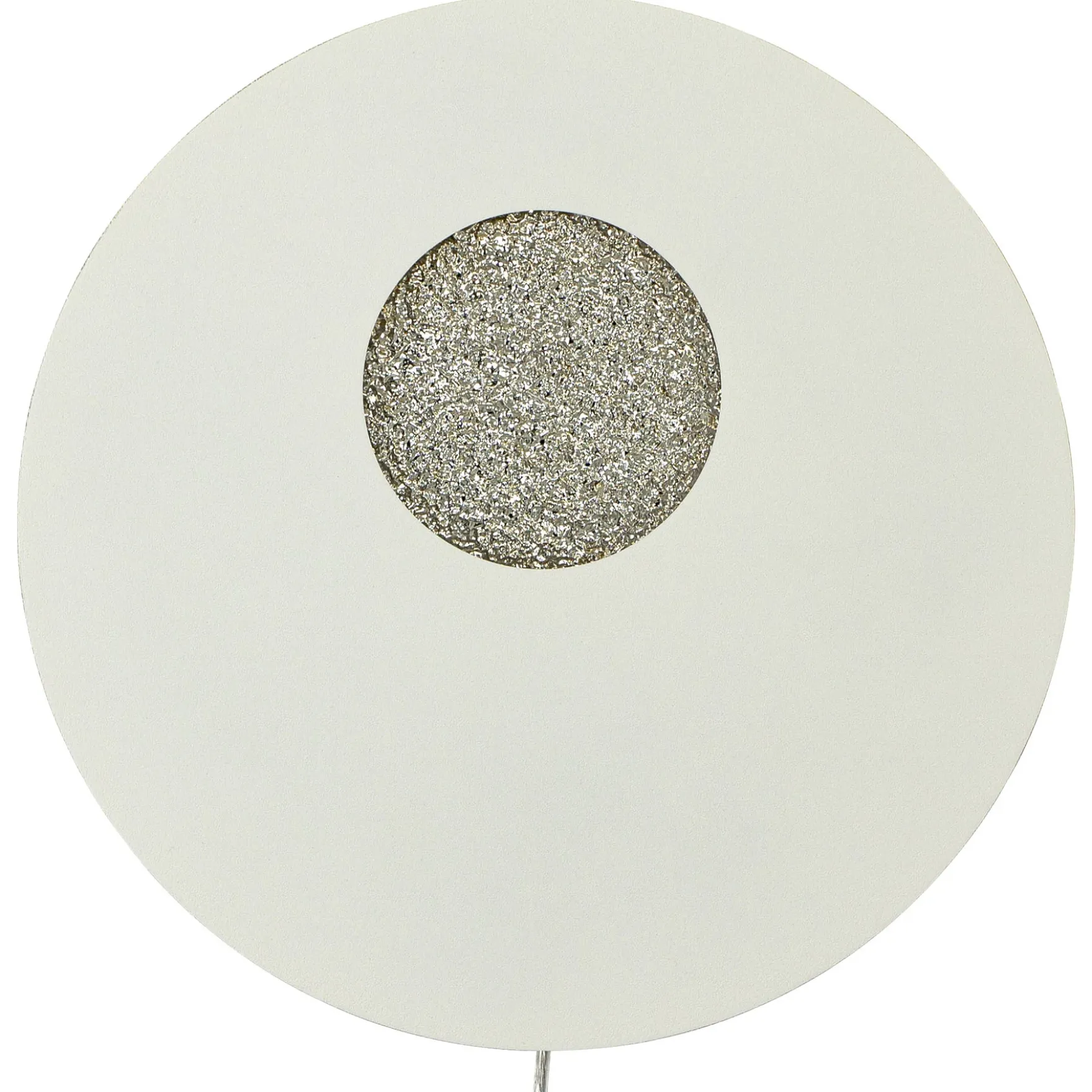 Planet LED vegglampe hvit/sølv 3-step dim