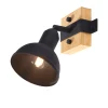 Point vegglampe sort/natur