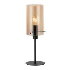 Polverara bordlampe sort/amber