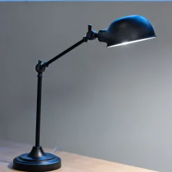 Portland bordlampe 40W E27 sort