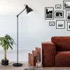 Priddy gulvlampe sort