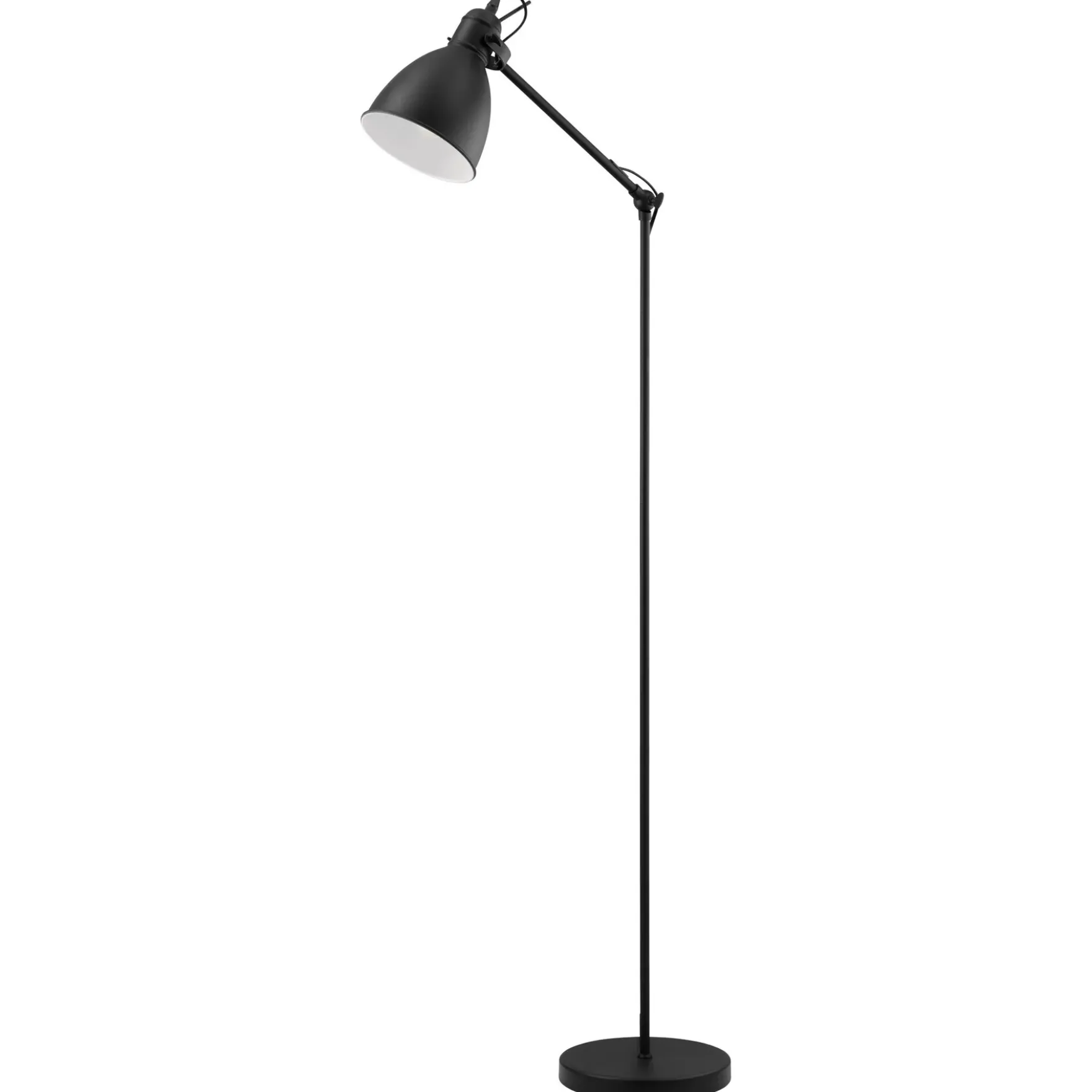 Priddy gulvlampe sort