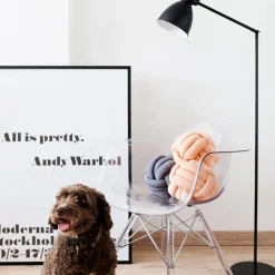 Priddy gulvlampe sort