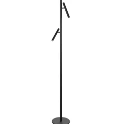 Pure K2 LED 2-lys gulvlampe sort m/dim