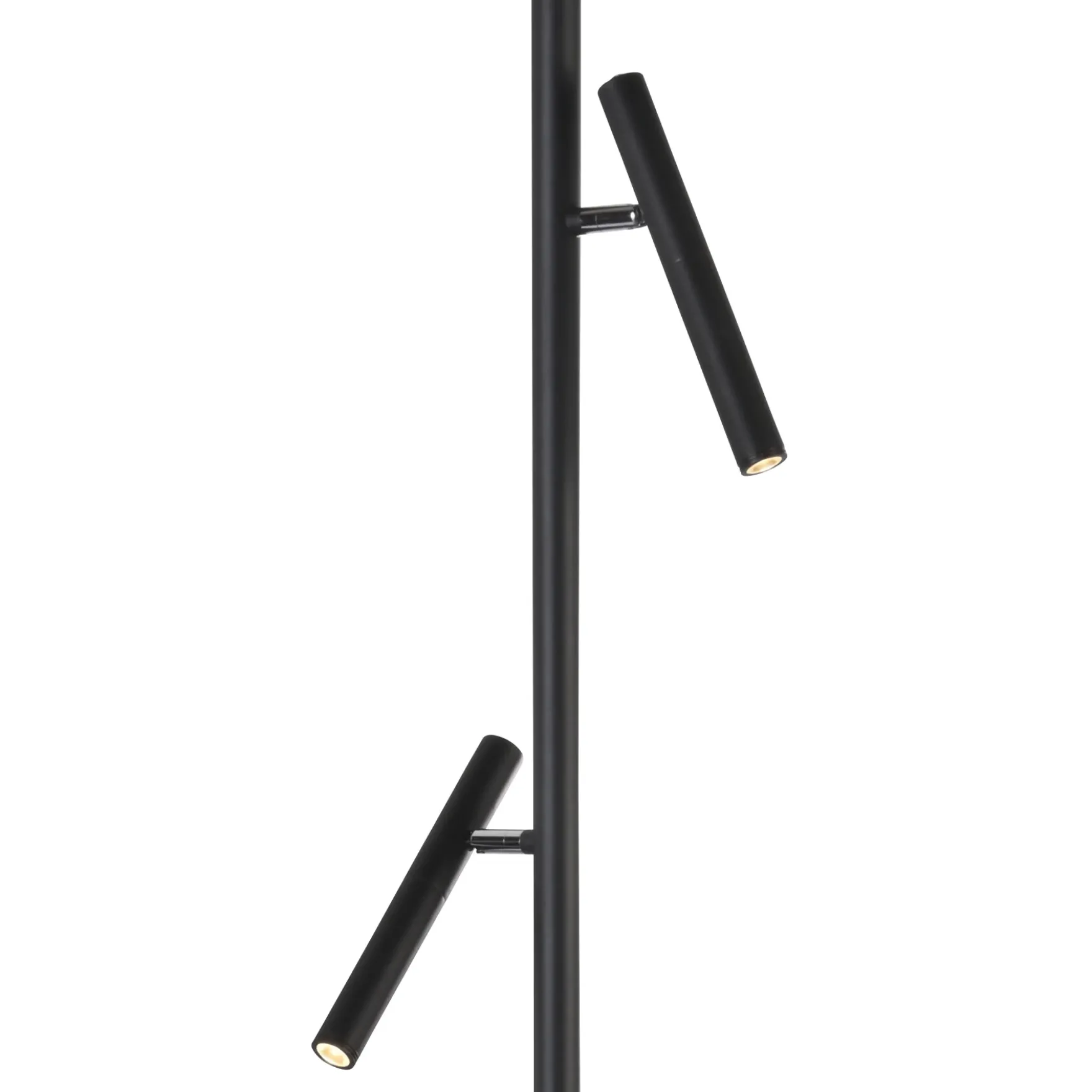 Pure K2 LED 2-lys gulvlampe sort m/dim