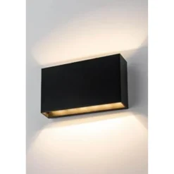 Rapido K2 LED utelampe vegg IP65 sort