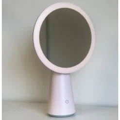Rosa sminkespeil m/USB
