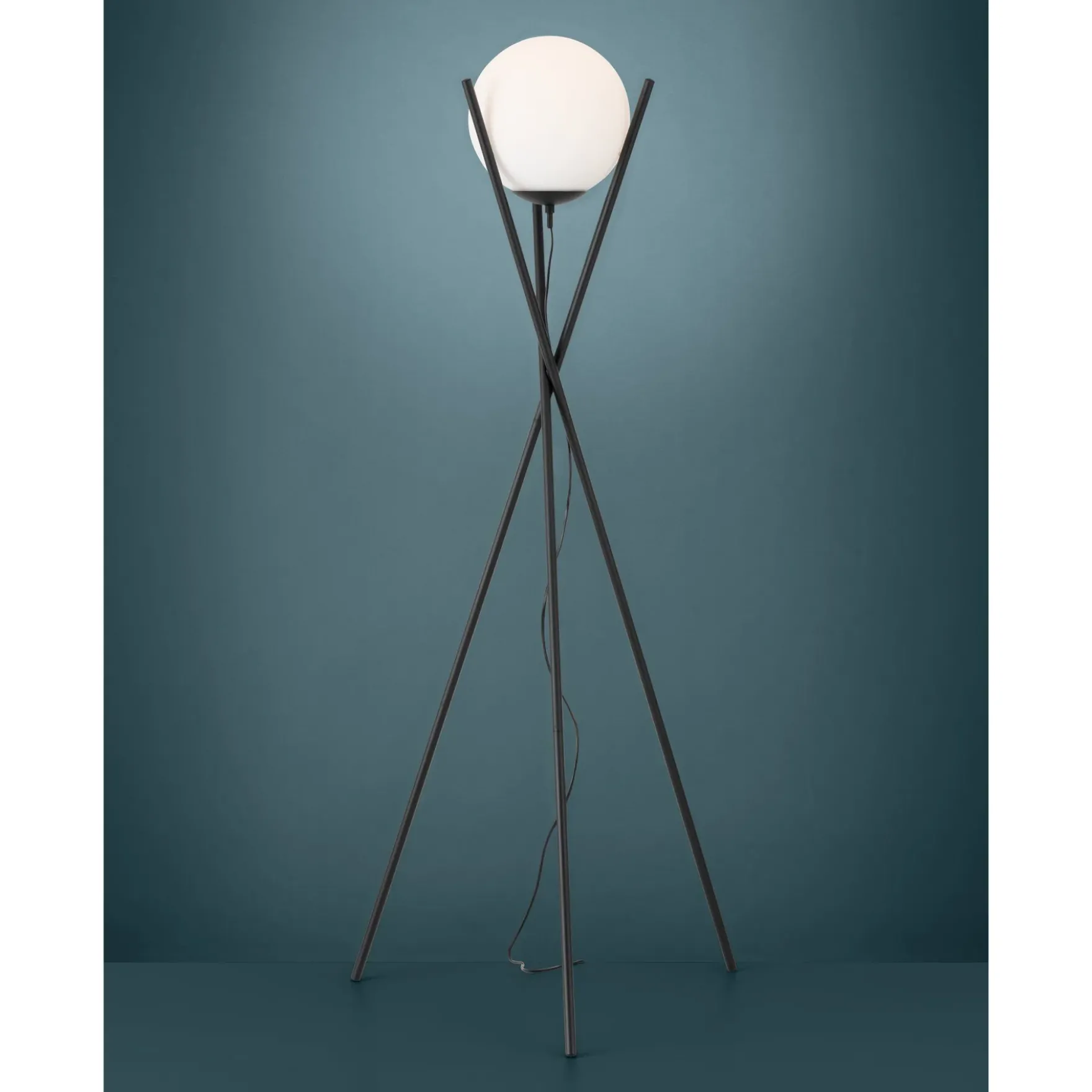 Salvezinas gulvlampe sort/hvit