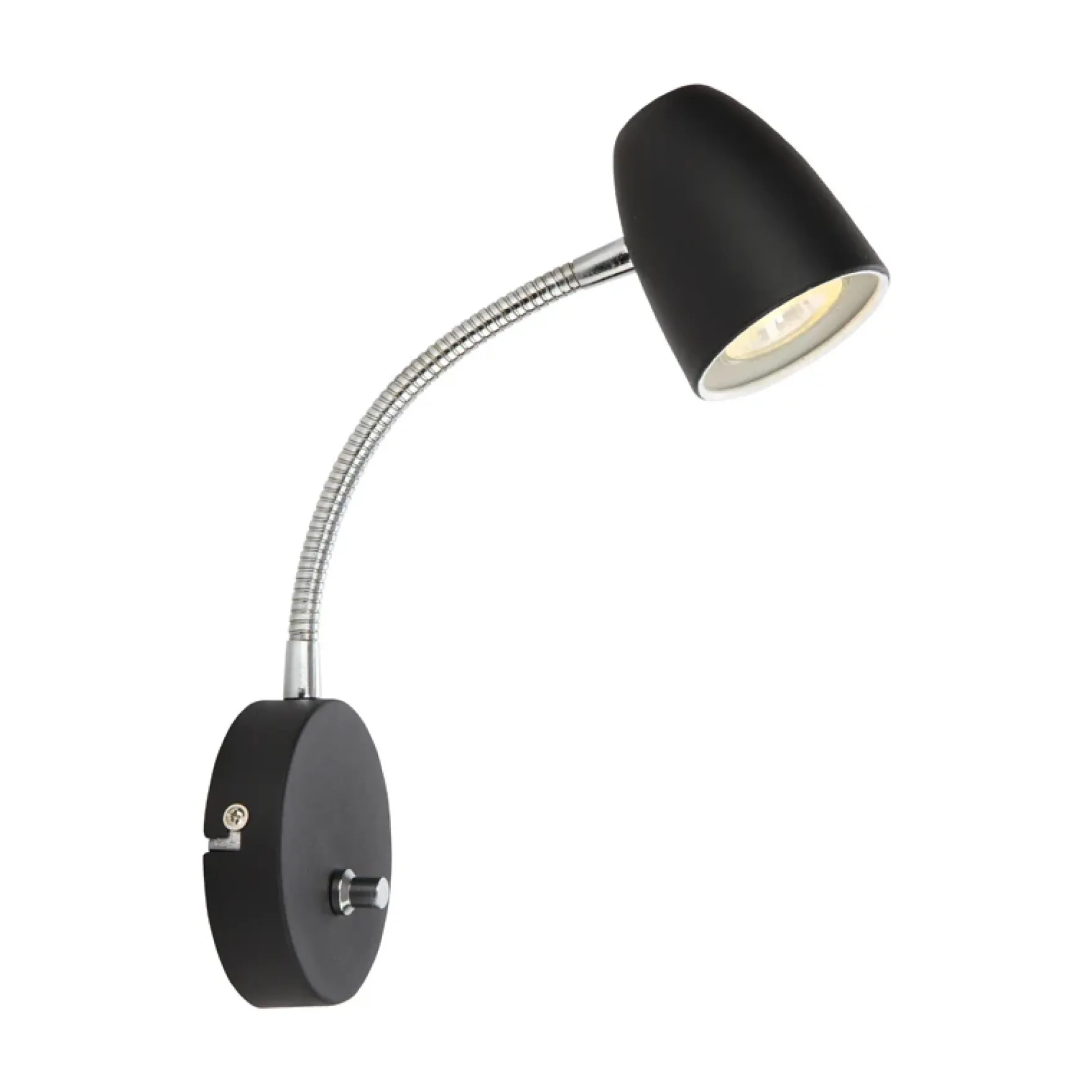 Sandnes vegglampe sort m/dim