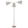 Sandvik 3-lys gulvlampe u/skjerm satin