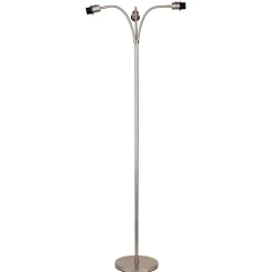 Sandvik 3-lys gulvlampe u/skjerm satin