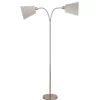 Sandvik 2-lys gulvlampe u/skjerm satin