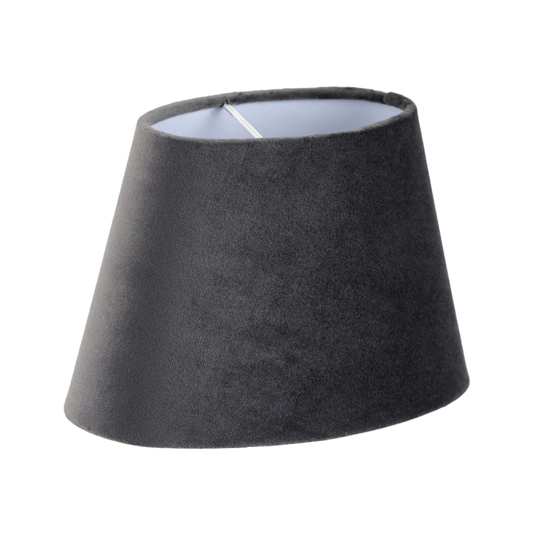 Savoy skjerm oval 20cm grå