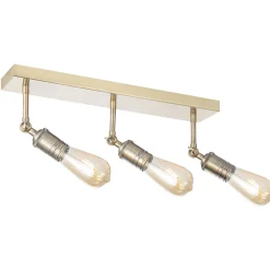 Senja 3-lys taklampe messing
