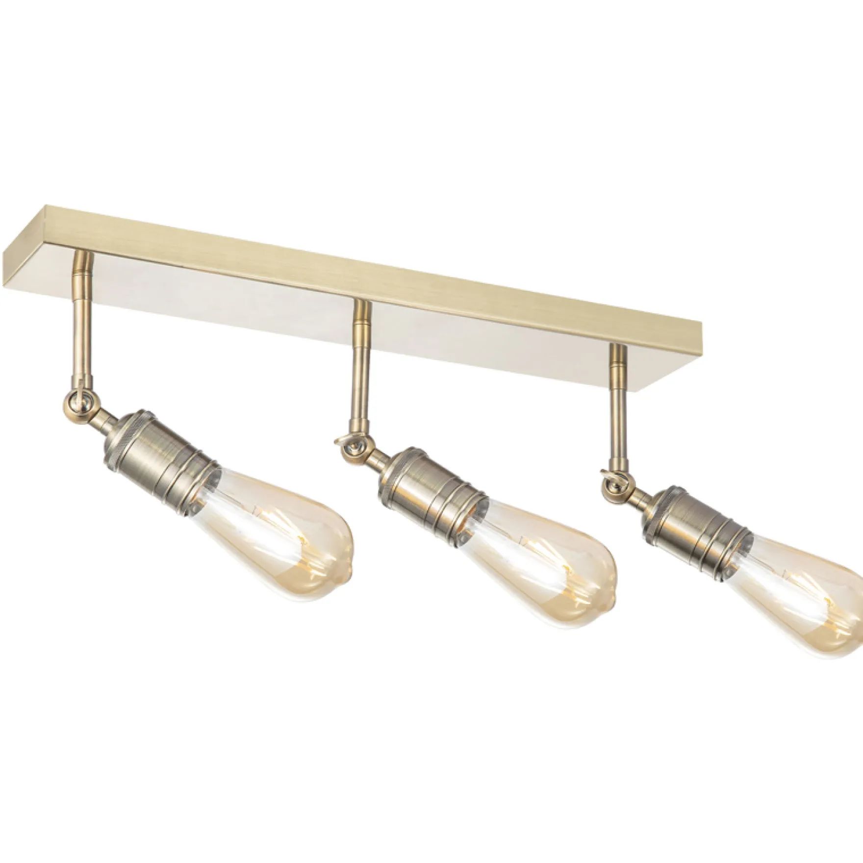 Senja 3-lys taklampe messing