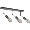 Senja 3-lys taklampe sort