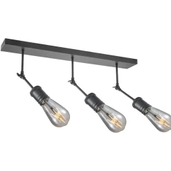 Senja 3-lys taklampe sort
