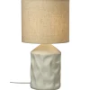 Seramix bordlampe naturhvit/beige