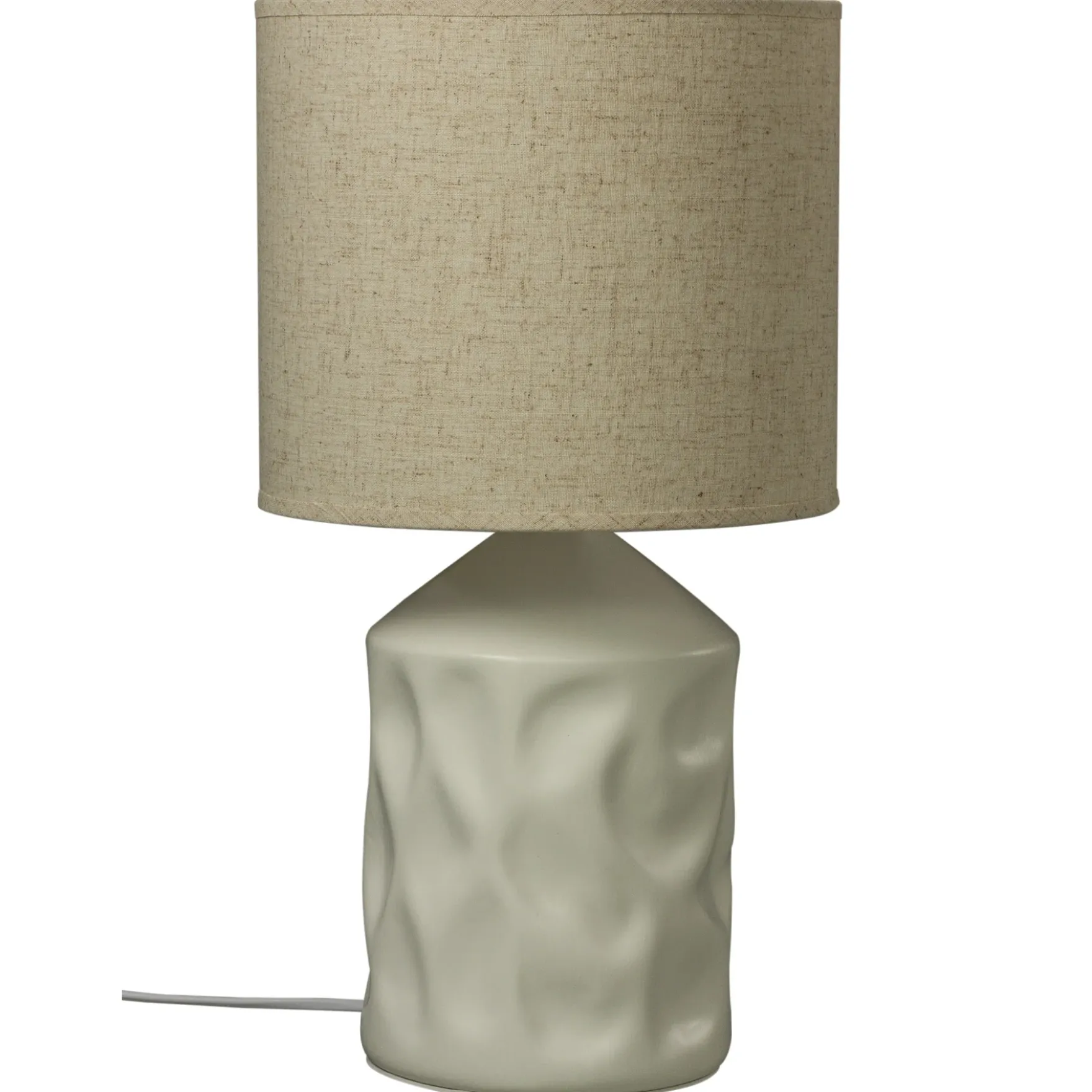 Seramix bordlampe naturhvit/beige