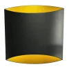 Shade X vegglampe 40W sort/messing