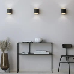 Sinne vegglampe sort/messing