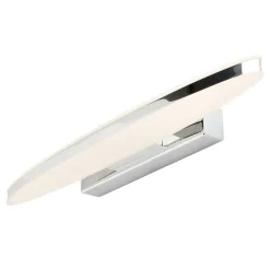 Slank LED vegglampe IP44 18W krom