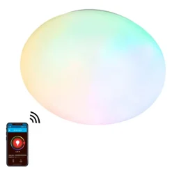 Smart light LED RGB plafond avrundet