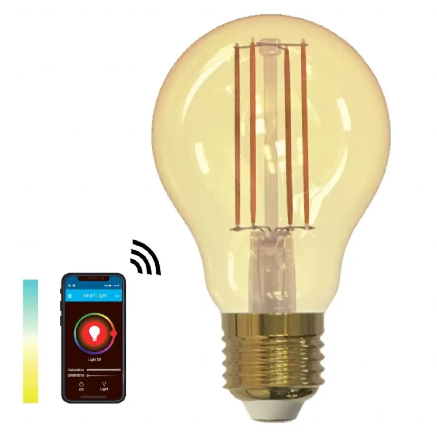 SMART LIGHT WIFI CCT E27 normal amber