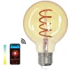 SMART LIGHT WIFI CCT globe amber Ø80mm