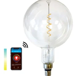 SMART LIGHT WIFI CCT globe klar Ø200mm