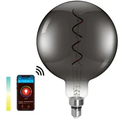 SMART LIGHT WIFI CCT globe sotet Ø200mm