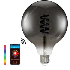 SMART LIGHT WIFI RGB globe sotet Ø125mm