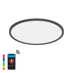 Smart Nordlys plafond liten sort 18W