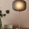 Sober bordlampe E27 smoke/messing