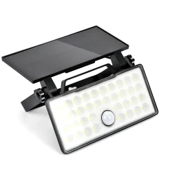 Solar bærbar vegglampe oppladbar IP65
