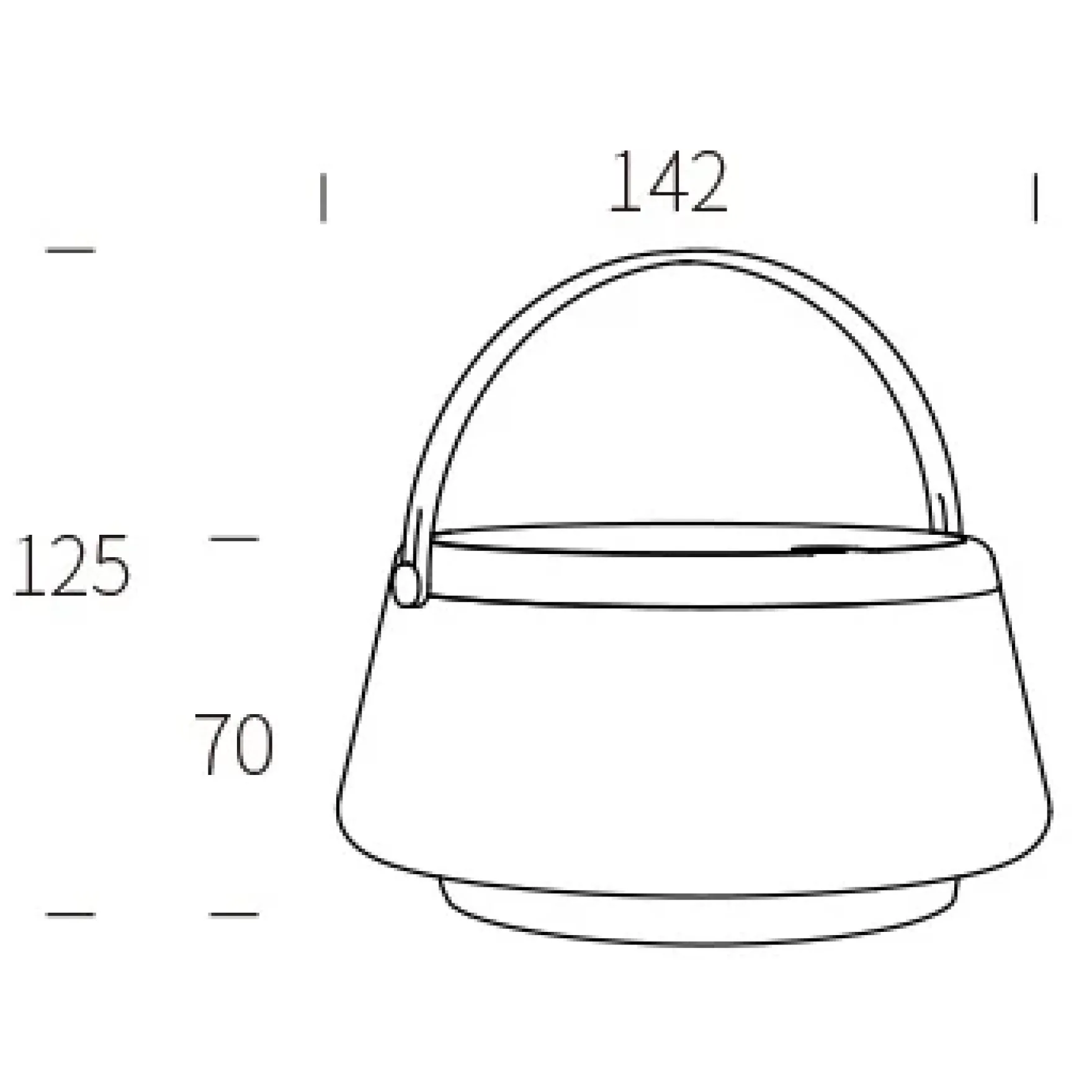 Solar Lantern oppladbar bordlampe grønn IP44