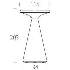 Solar rio bordlampe grønn IP44
