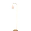 Soleia gulvlampe E27 hvit/beige