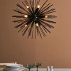 Soleil takpendel Ø56cm 9x20W sort