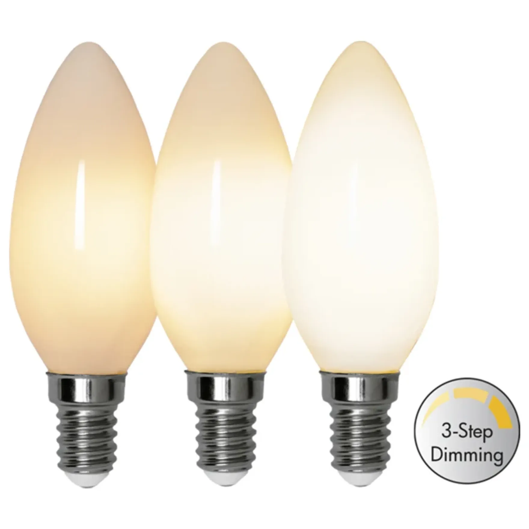 Star LED E14 mignon opal 4W 3-step dim