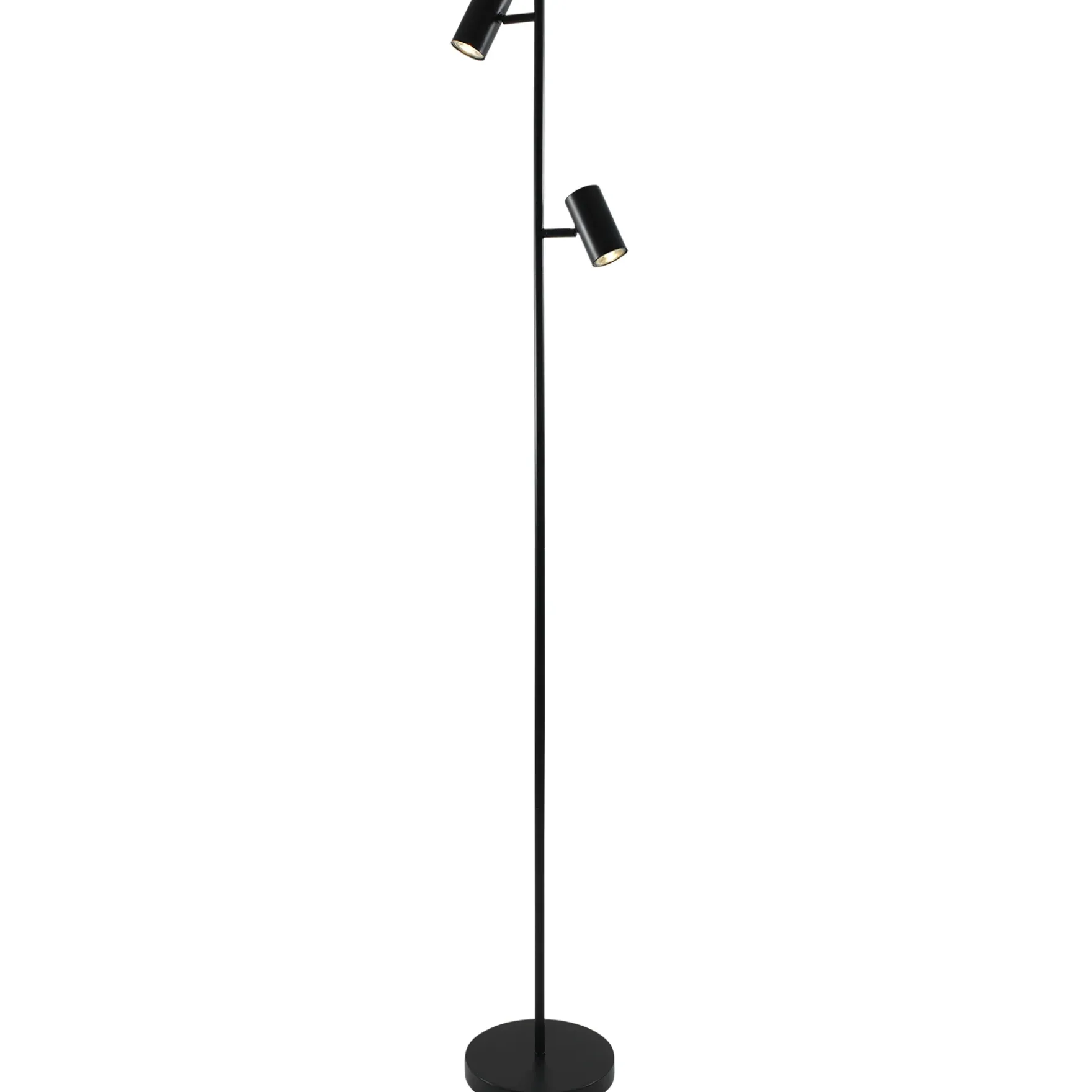 Stockholm 2-lys LED gulvspot sort
