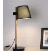 Storvik bordlampe sort/natur