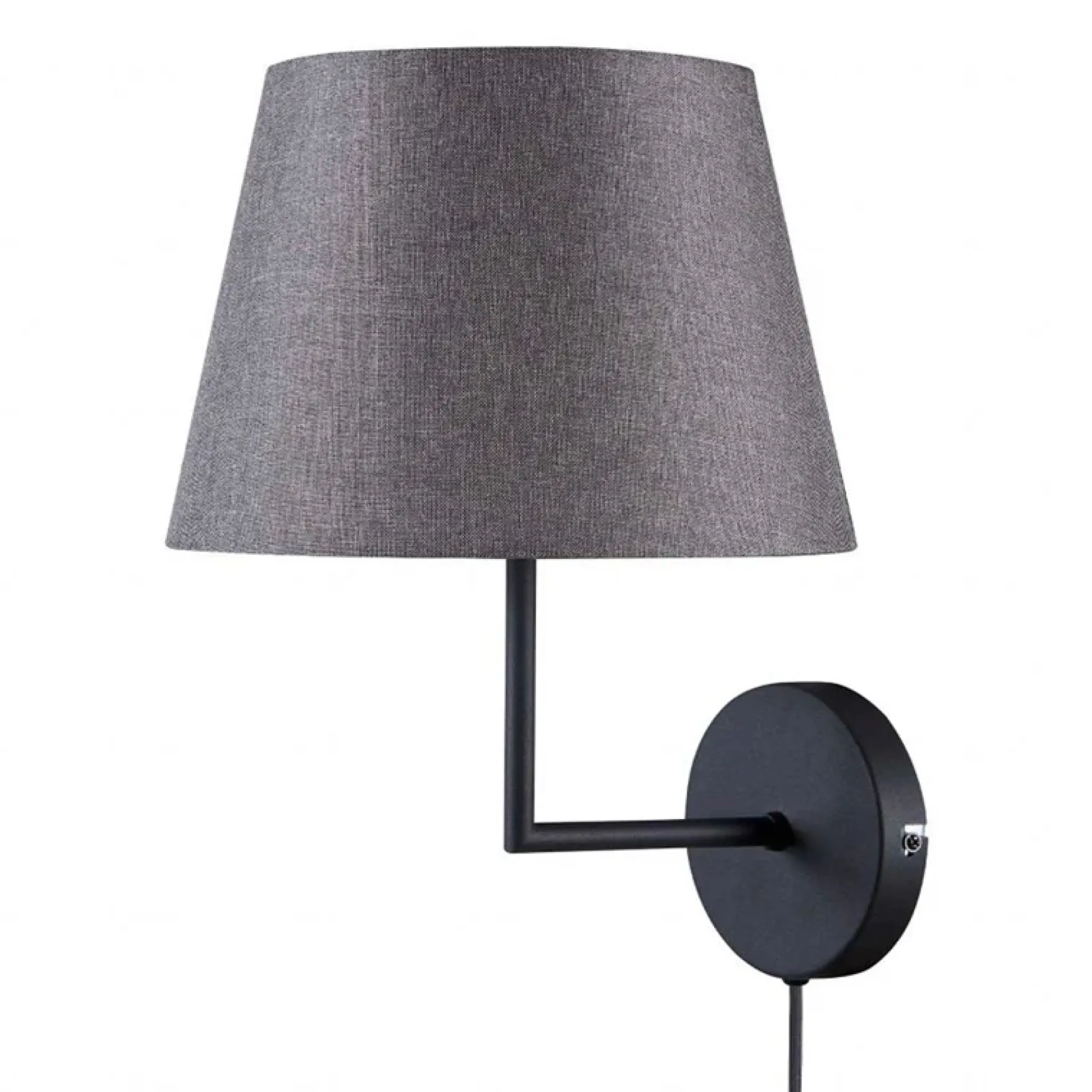 Thora vegglampe sort/grå