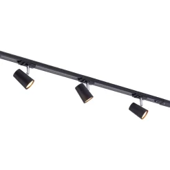 Trackline conic 3-lys skinnepakke 1m sort