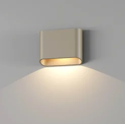 Trem K1 vegglampe cappucino IP65