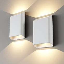 Trem K2 vegglampe hvit IP65