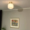 Vanja takplafond messing/opal