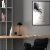 Vienda bordlampe blank sort